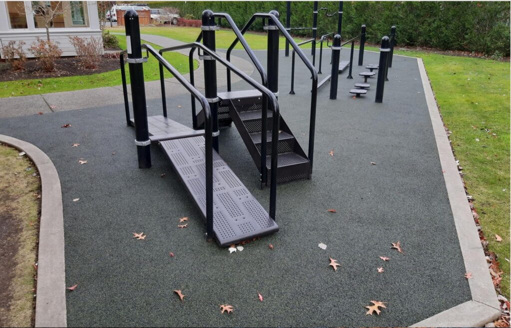 BC Wellness Park Receives New Rubber Surfacing