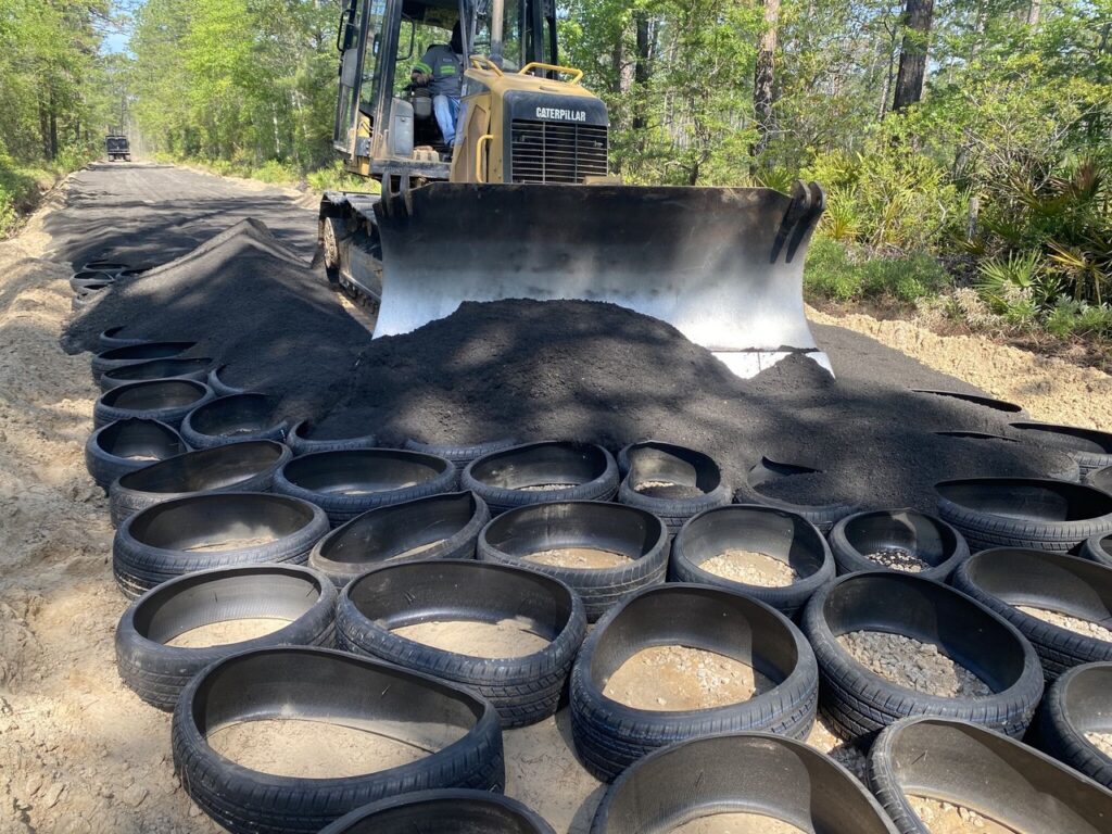 Recycled Tires Offer Flood Fix