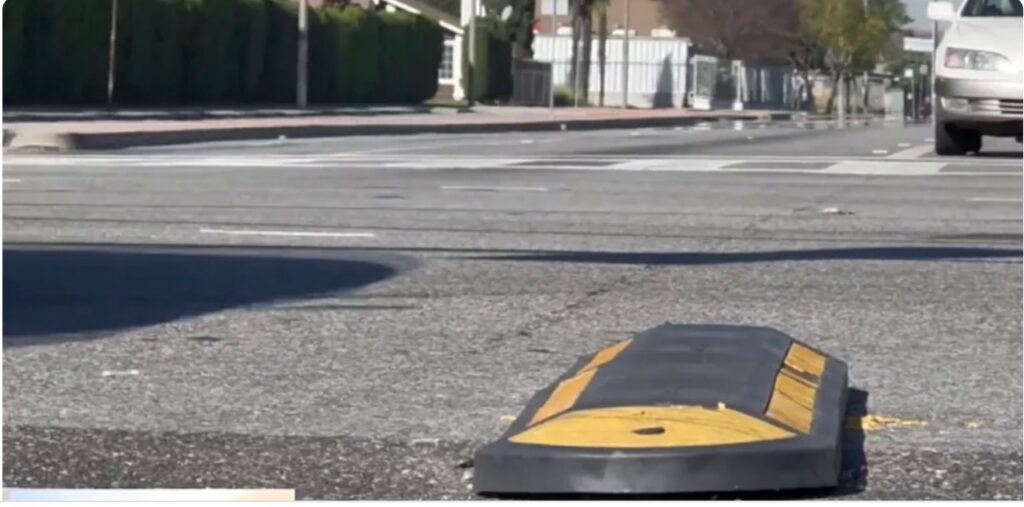 Compton Installs Rubber Medians to Deter Street Takeovers
